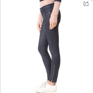 DL1961 Women's Margaux Midrise Instasculpt Coated Skinny Fit Ankle Jean 31